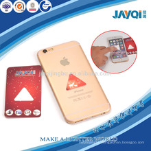 customize 3d cell phone cleaner sticker